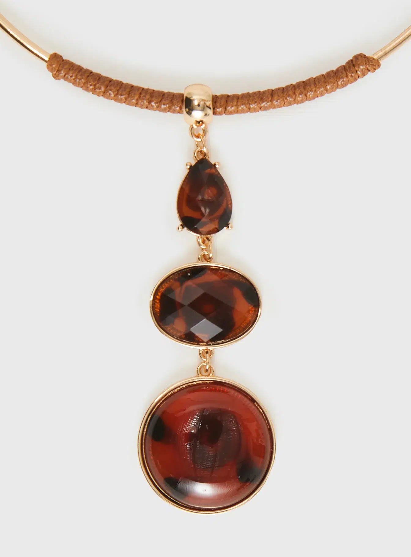 JW010 - Judah Vintage Pendant Necklace Gold - Image 2